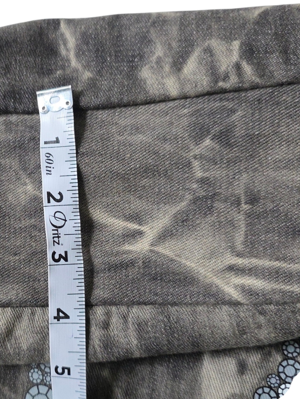 Arizona Tie Dye Denim Tote With Bag Charm NWT - Picture 8 of 16